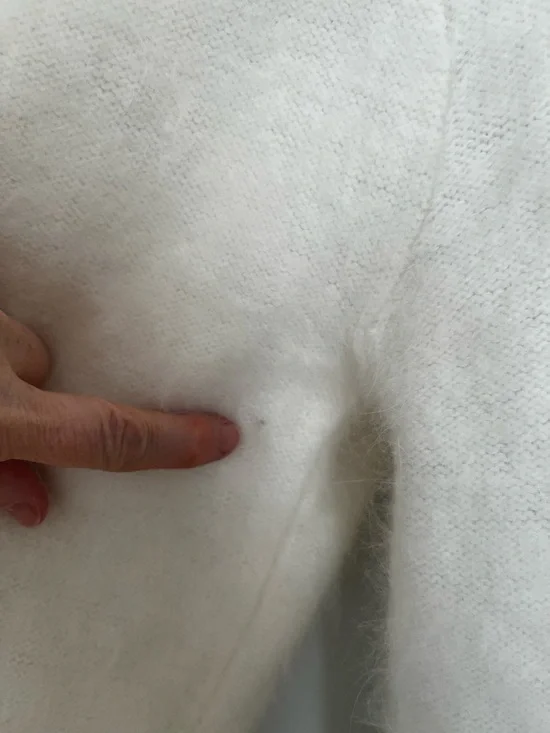 Vintage 80s Eddie Dassin Beaded Angora Cardigan, Size Medium - Picture 11 of 15